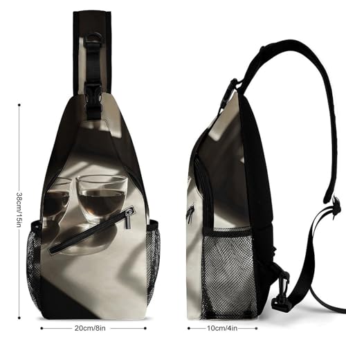 Bolso tipo sling de 15x8x4 pulgadas para mujer y hombre miniatura 2