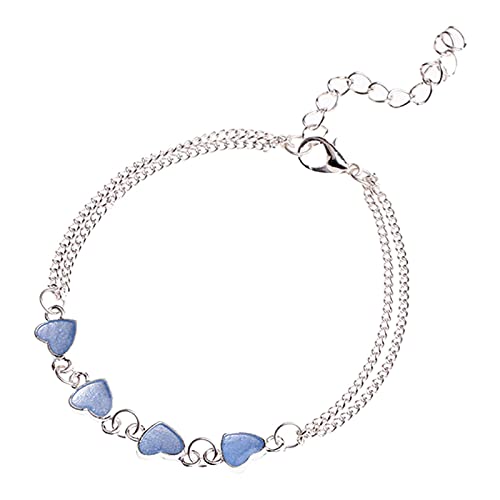 Fußkettchen Einstellbar Legierung Knöchel Strand Armband Mode Armband Herz Fuß Kette Zubehör Einstellbar Cover