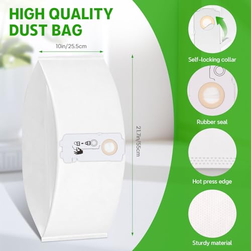 Bolsa reutilizable 204308 para aspirador Festool CT Midi, filtro compatible, 12 bolsas 3