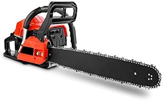 Himimi Cordless Chainsaw, Pro 20-Inch 58cc 2-Cycle Gas Powered Chain Saw, Handheld Petrol