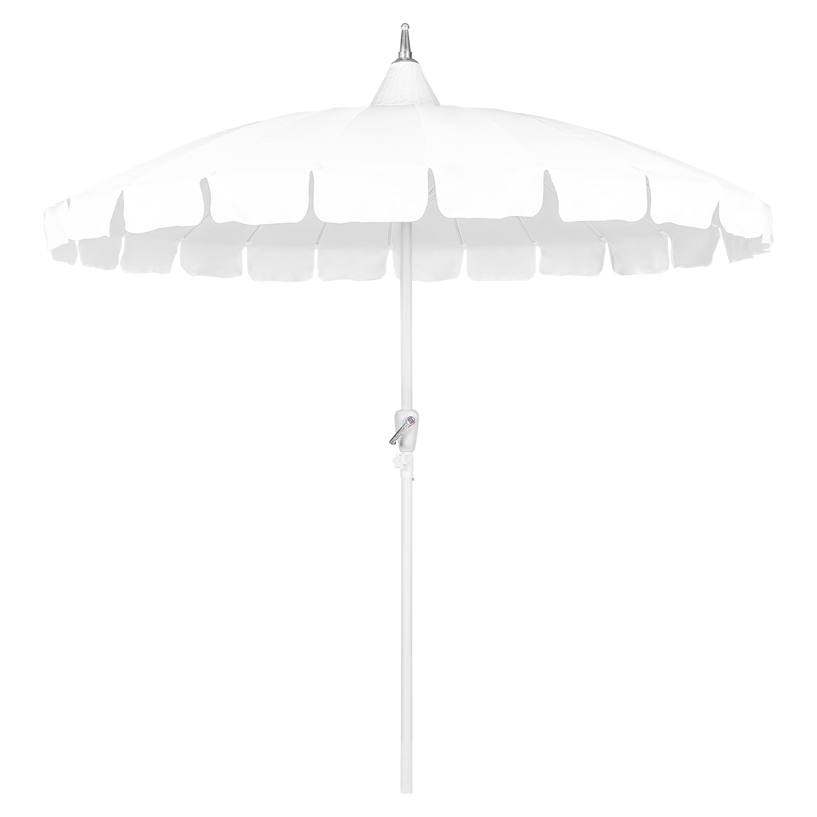 8ft patio pagoda umbrella, uv protect pool umbrellas with heavy duty pole, outdoor market umbrella for holiday garden backyard