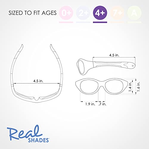 REAL SHADES Unbreakable Kids Sunglasses - 100% UV Protection and Shatterproof Lens with Adjustable Strap for Boys and Girls3