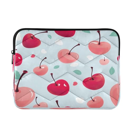 Funda para portátil 13-14 pulgadas impermeable diseño cerezas