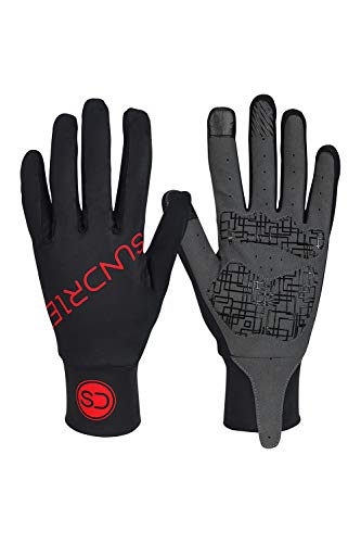 Sundried Touch Gants de Cycle de l'écran Chaud Finger Long Unisexe Cycling Apparel (S, Noir)