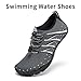 Limberun Mens Womens Water Shoes Pool Adult Swimming Beach Shoes for Walking on Sand Grey 15W/14M