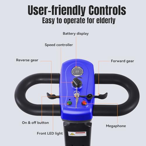 4 Wheel Mobility Scooter for Seniors & Adults,22 Miles