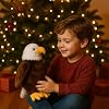 WEIGEDU American Hawk Eagle Stuffed Animals, Eagle Plush Toys for Boy Girl Kids Birthday, 12 inches