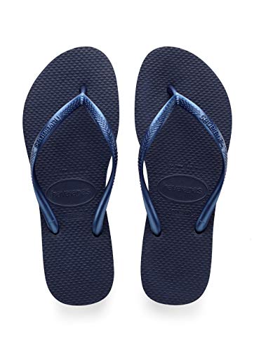 Havaianas Women's Slim Sandal,Navy Blue,39/40 BR (9-10 M US)