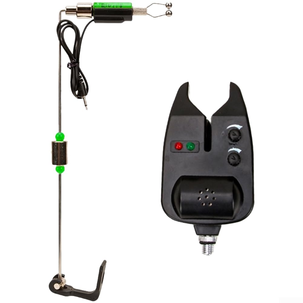 Luz LED para pesca nocturna en alarma de picadura de pesca inalámbrica con receptor electrónico