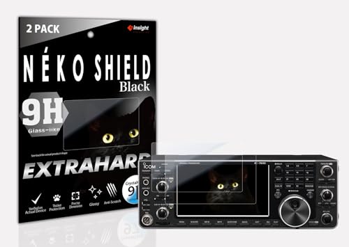 Insight Engineering NEKO Shield Extra Hard Ultra-Clear Screen Protector (2 Pack) for Icom IC-7610