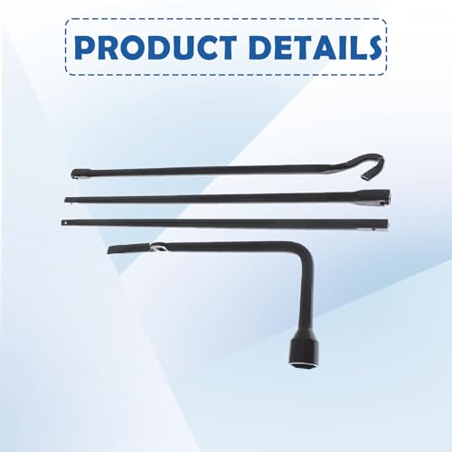 Image of Silscvtt Spare Tire Jack Handle Wheel Lug Wrench Tire Kit w /Bag Replacement for Toyota Tacoma 2005-2013