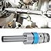HAOX Telescopic Tappings Toolholder, ER20 Floating Tapping Chuck Holder Straight Shank 20CrMrTi Steel Easy Operate for CNC Lathe Processing(GS-TER20A-D20)
