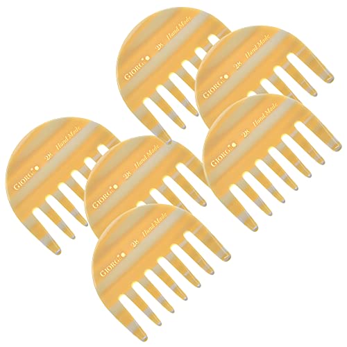 Giorgio G28 Detangling Comb – pocket size wide-tooth detangler