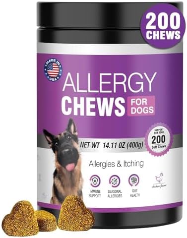 Dog Allergy and Itching Skin Relief Skin and Coat Anti Itch