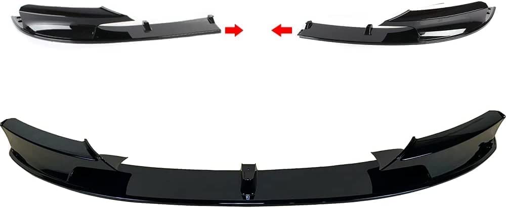 Spoiler Anteriore per Auto per BMW F30 F31 3 Series 2012 2013 2014 2015 2016 2017 2018 M-Sport,Paraurti Lip Splitter Spoiler Protector Splitter Labbra Diffusore Body Kit