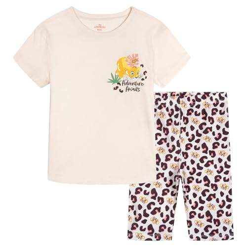 Image of Disney Girls' 2-Piece T-Shirt and Bike Shorts Set for Baby & Kids
