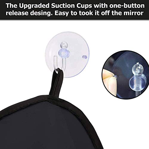 image for HOMEJOY Beard Apron Bib Hair Clippings Catcher With Beard Shaping Tool