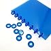 ITSYHPRO 33pcs Planner Discs Discbound Notebook Accessories Heart Expansion Discs for 2025 Planners Notebooks(Transparent Blue,1.1 inch/28 mm)