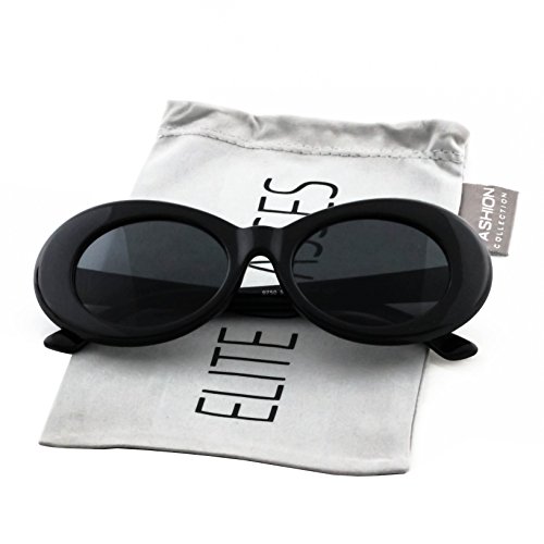Clout Goggles Oval Mod Retro Thick Frame Rapper Hypebeast Eyewear Supreme Glasses Cool Sunglasses