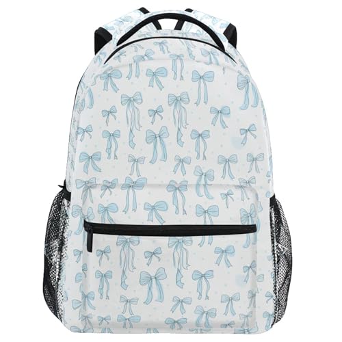 Wamika Mochila infantil com laço rosa, botas de cowgirl, mochilas escolares para meninos e meninas, bolsa para livros pré-escolares, Litorâneo, 11.5 x 8 x 16 IN
