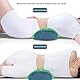 AHSBND Lendenwirbelkissen Memory Foam Lendenkissen Rückenkissen: Rückenstützkissen Ergonomisches Druckentlastung Rückenpolster für Bett Stuhl Auto Bürostuhl (Schwarz)