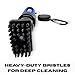 HODL 21 Mud Slayer Golf Club Cleaning Brush with Fine Mist Spray, Leak-Proof Viewing Window & Retractable Clip – Dual Bristle Head, Ergonomic Handle – Must-Have Golf Accessories for Men & Women (Blue)