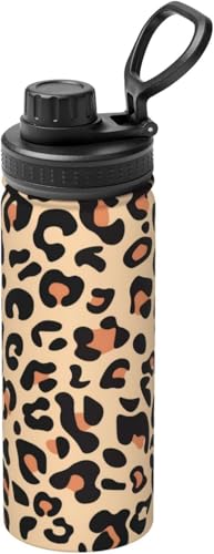 保温水筒 保温杯 保温ポット ヒョウ柄 保温ポット 直飲み ポット アウトドア 山登り 旅行 水筒おしゃれ 洗いやすい 男女兼用 KHIY072