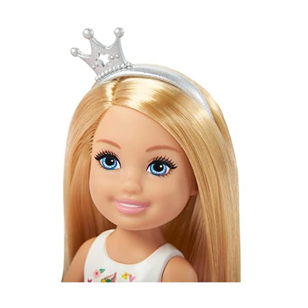 Barbie Princess Adventure Coffret Soin des Animaux avec Mini-poupée Chelsea Blonde, 4 Figurines Animaux et Accessoires, Jouet pour Enfant, GML73 41rCx8AzOAL. SS600