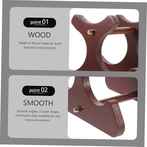 Casier à vin sur comptoir design en bois véritable de qualité - 4