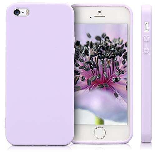 TPU Silicone Case for iPhone SE (1st Gen 2016) / iPhone 5S - Lavender by kwmobile - Image 5
