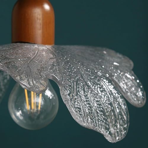 Lámpara de araña de cristal vintage E27 para comedor y cafetería 6