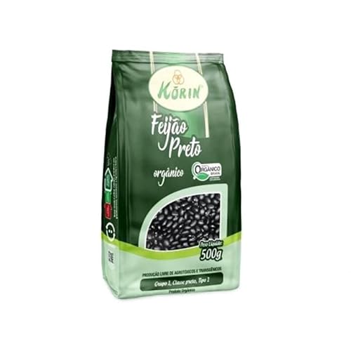 Kit 2X: Feijão Preto Orgânico Korin 500g
