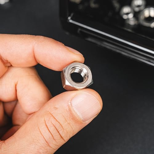 HELPMATE – M12 Sechskantmutter DIN 934 – galvanisch verzinkter Stahl – 25 Stück – Festigkeitsklasse 8 – Muttern für den Innenbereich oder trockene Umgebungen