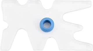 Soporte de puente de acrílico transparente para taco de billar Siete posiciones ajustables para altura y posicionamiento personalizados (azul)