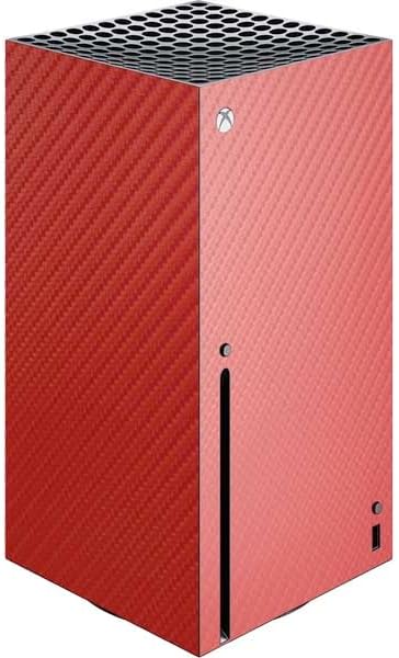 Skinit Decal Gaming Skin Compatible with Xbox Series X Console - Blue Carbon Fiber Specialty Texture Material Design