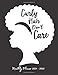 Curly hair don't care: African American Black women planner Jan 2021 - Dec 2022 , Funny Gifts boss lady Black Girl , 2 Year Monthly Calendar Orgnizer with Inspirational quotes