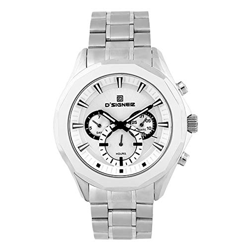 DSIGNER Analog White Dial Mens Watch-474SM (B08BM1211R) Amazon Price History, Amazon Price Tracker