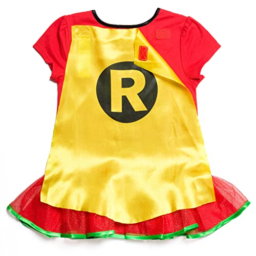 Disfraz DC Comics Robin para Niñas 3 Piezas miniatura 7