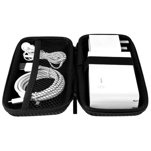Image of iMangoo Travel Essential Electronics Organizer Charger Case Carrying Pouch | 6.5x3.2x1 inch Power Bank Tech Accessories Protective Storage Shockproof Portable Purse Men Women School Office Trips Must Have