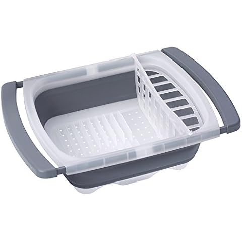 Progressive International Prepworks Collapsible Over-The-Sink Dish Drainer Cover