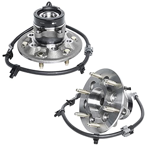 Image of Detroit Axle - 2WD Front Wheel Bearing & Hub Assembly with ABS Sensor for 2004-2008 GMC Canyon Chevy Colorado 2006 Isuzu i-280 2007-2008 i-290 i-370