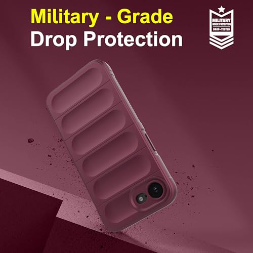 Image of Zapcase Back Case Cover for iPhone 16e | Compatible for iPhone 16e Back Cover | Liquid Silicon Magic Case with Camera Protection | Plum