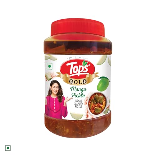 Image of TOPS Gold Mango Pickle - 900 gm | Prepared with the goodness of Mustard Oil (Pack of 3)