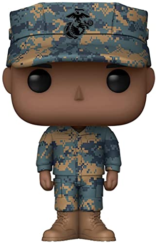 Funko POP! Military: Marine Male - A - U.S. Marine Corps - Figura de Vinilo Coleccionable - Idea de Regalo- Mercancia Oficial - Juguetes para Niños y Adultos - Muñeco para Coleccionistas y Exposición