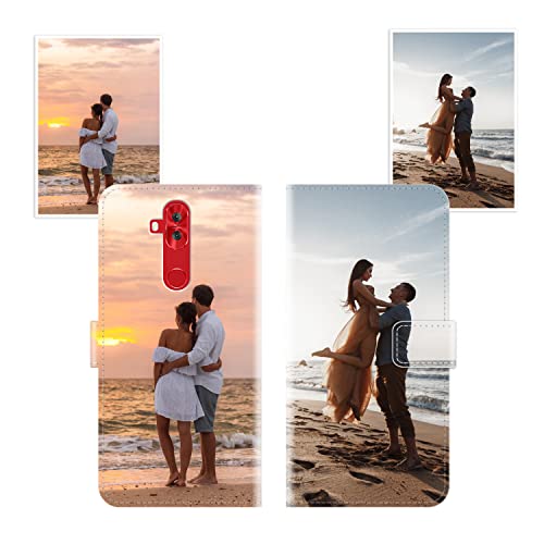 Sunrive Personalizzate Pelle Cover compatibile con Asus Zenfone 5 Lite