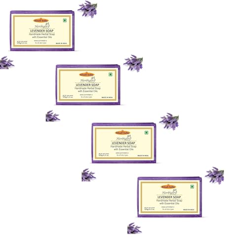 Image of Herbigiri Natural Lavender Soap 125 gm (set of 4)
