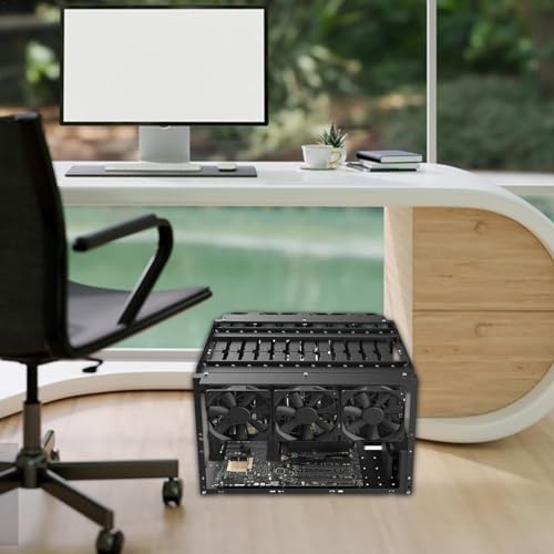 Marco de plataforma de minería apilable para chasis de PC abierto y banco de pruebas 2