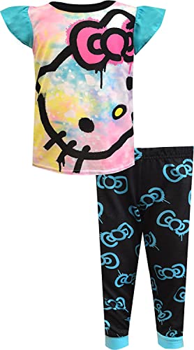 Komar Kids Hello Kitty Tie Dye Jogger Pajama Set