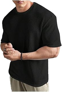 FN3 The Colourblock Self Design Oversized Tshirt for Men Oversize T-Shirts for Men Men Drop Shoulder Tshirts Bagy Fit Mens Tshirt
