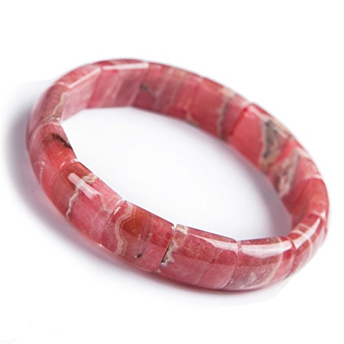 Rhodochrosite naturel perle rectangle 12x6 mm cristal luxe